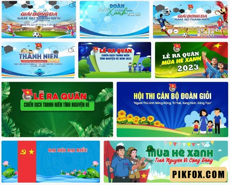 10+ Backdrop ngày thành lập đoàn TNCS Hồ Chí Minh