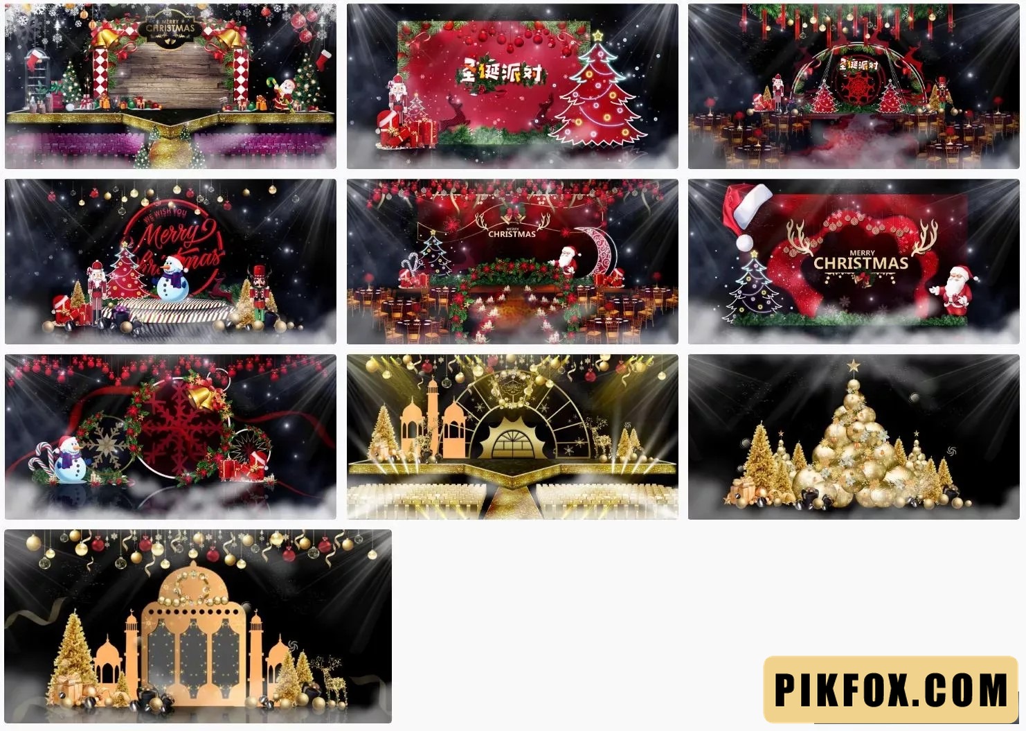 10+ Sân khấu Giáng Sinh