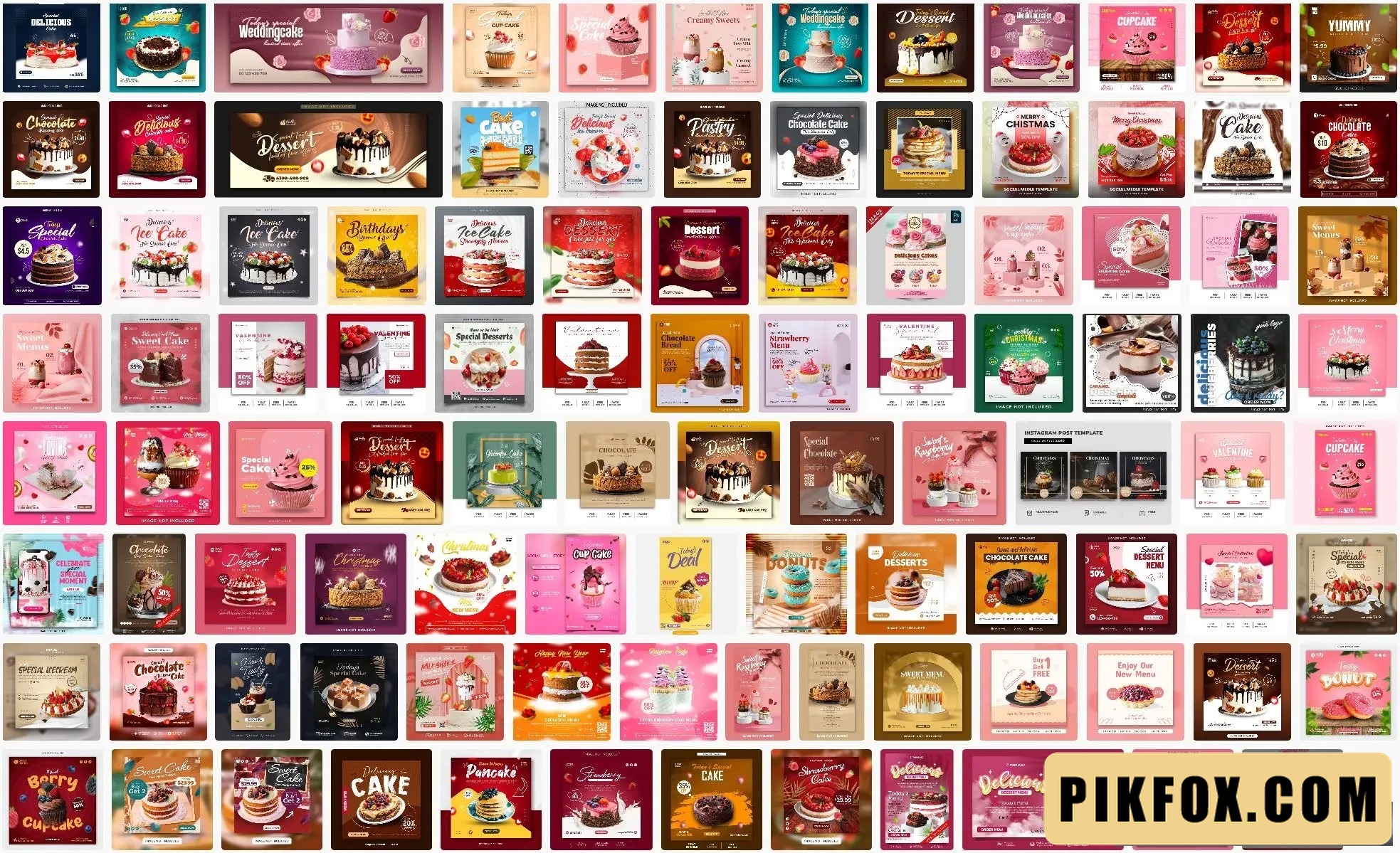 100+ Poster bánh kem