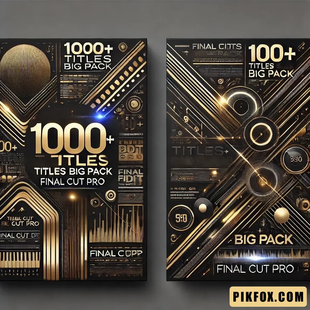 1000+ Titles Big Pack - Final Cut Pro
