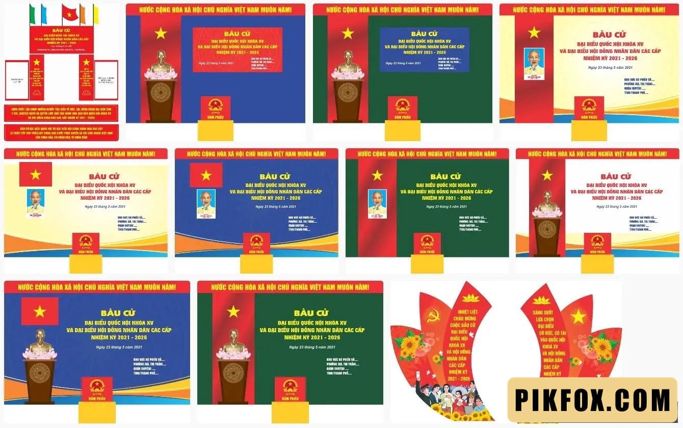11+ Backdrop bầu cử đại biểu quốc hội