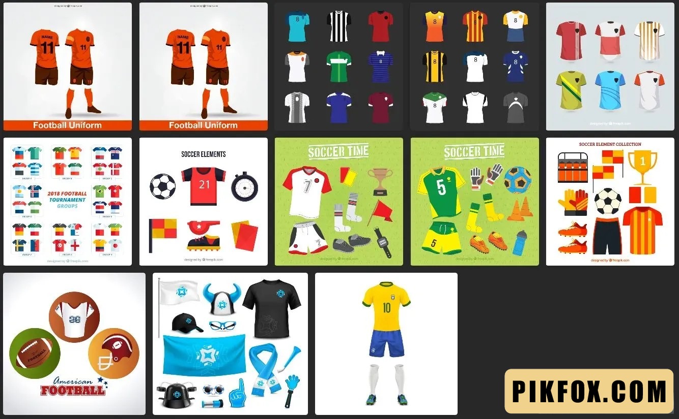 12+ Đồng phục bóng đá