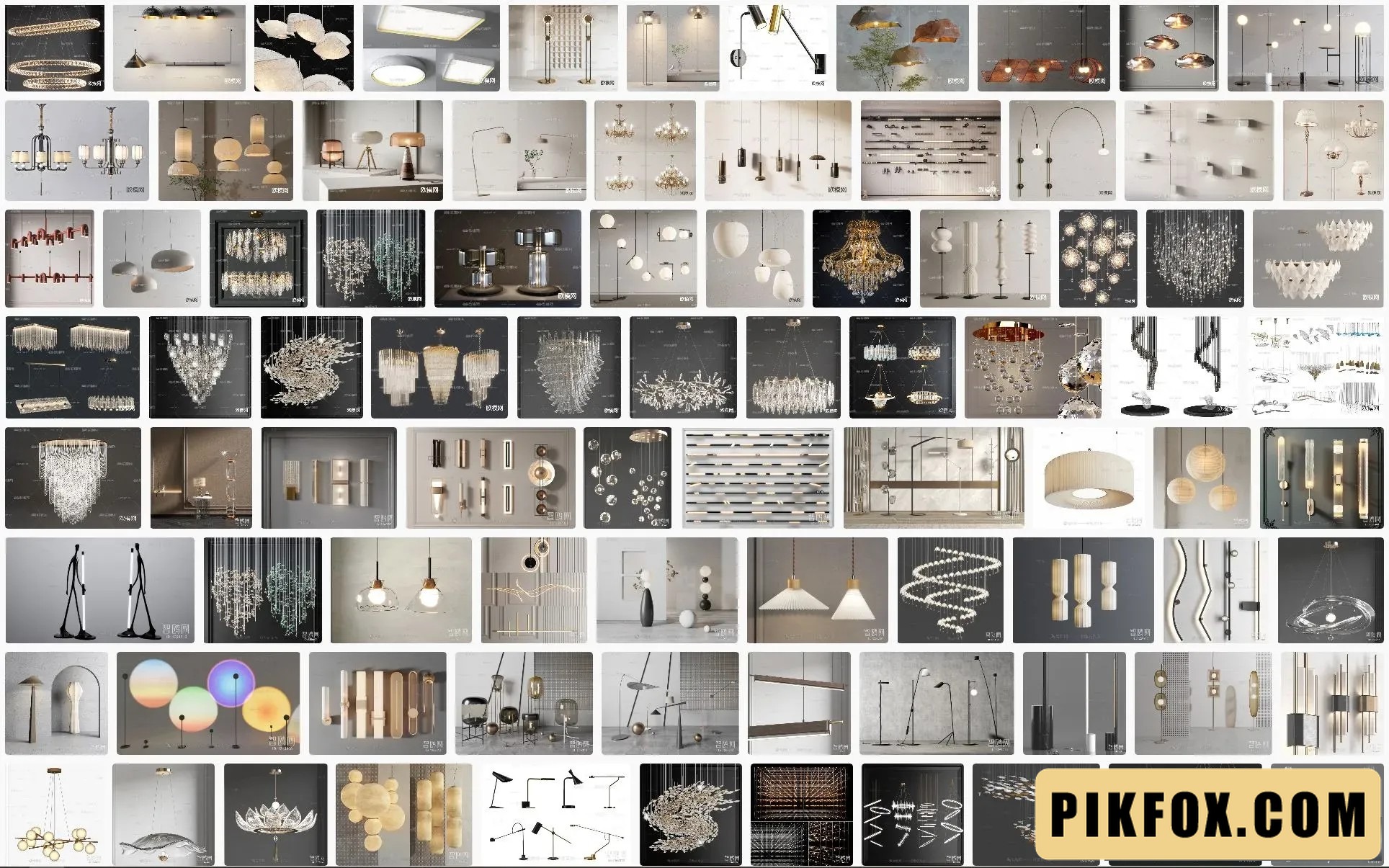 120+ Đèn trang trí SketchUp