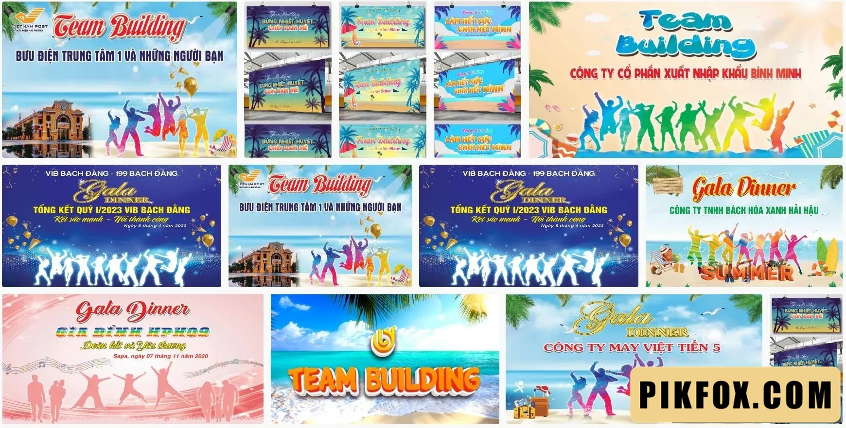 13+ Phông nền Team building