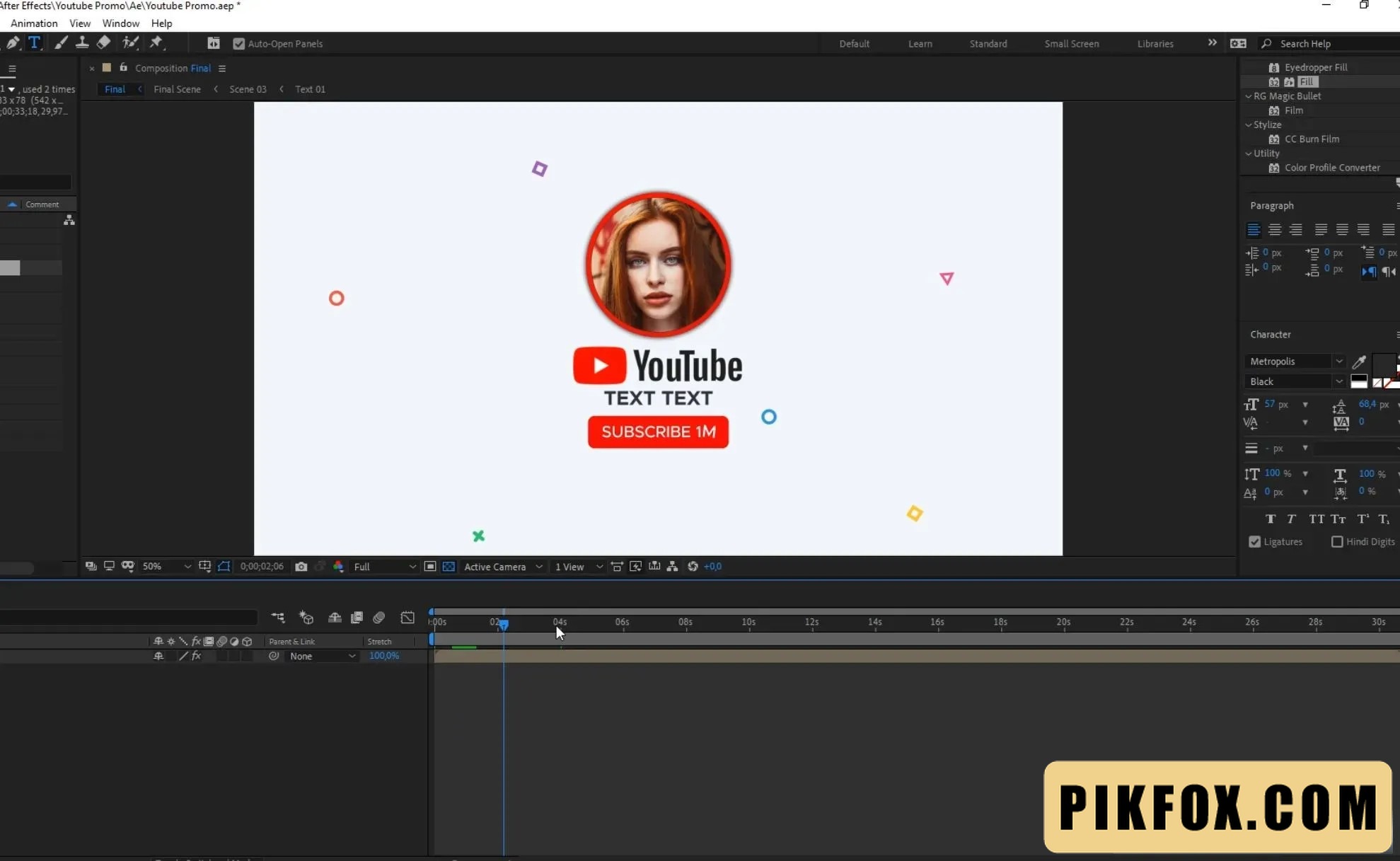 13+ YouTube Template After Effects