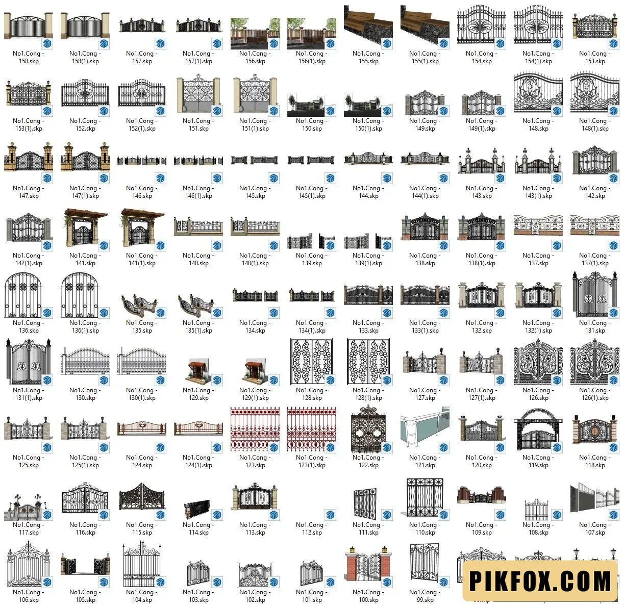 140+ Cổng sketchup