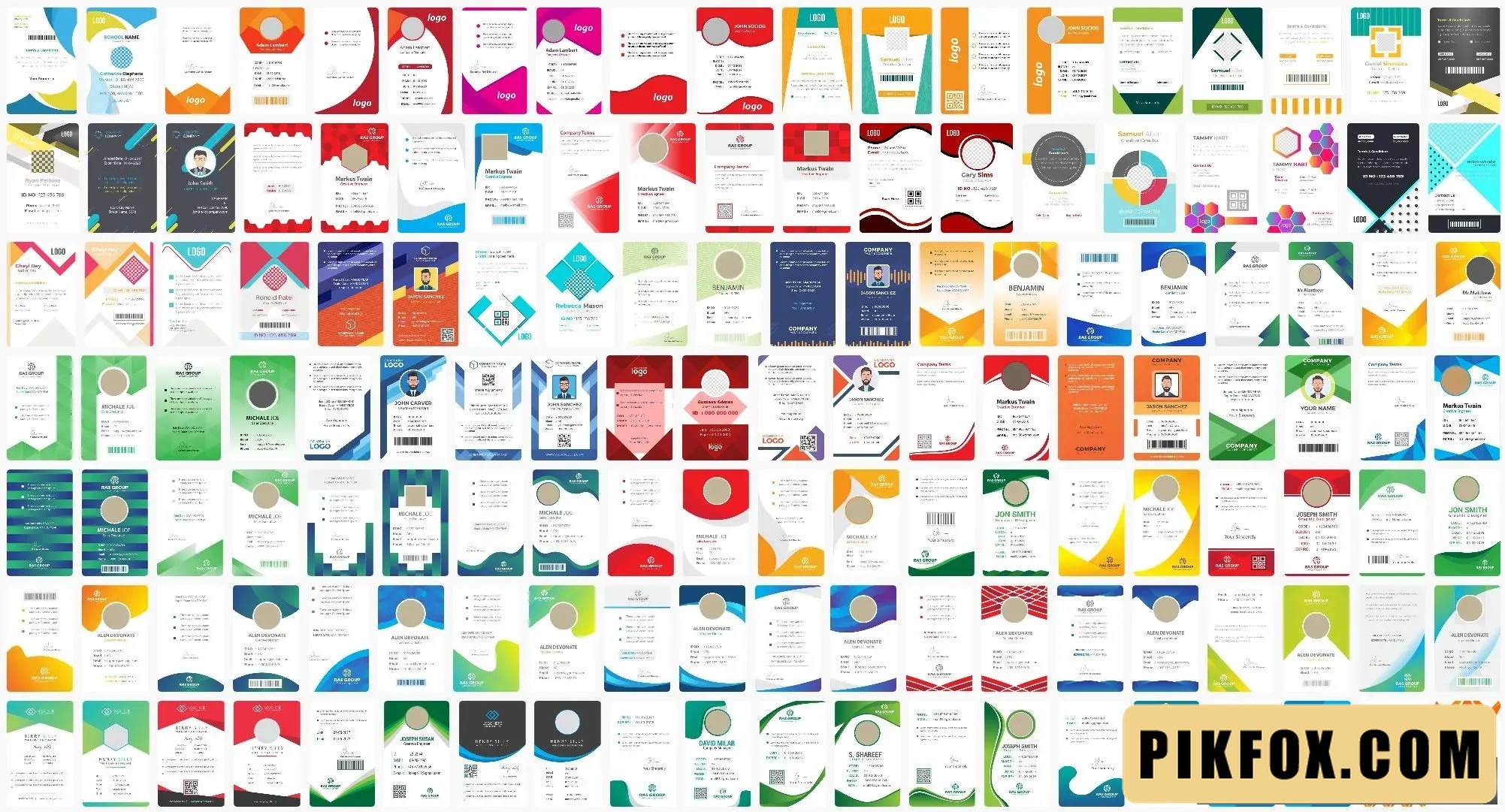 140+ Name tags template