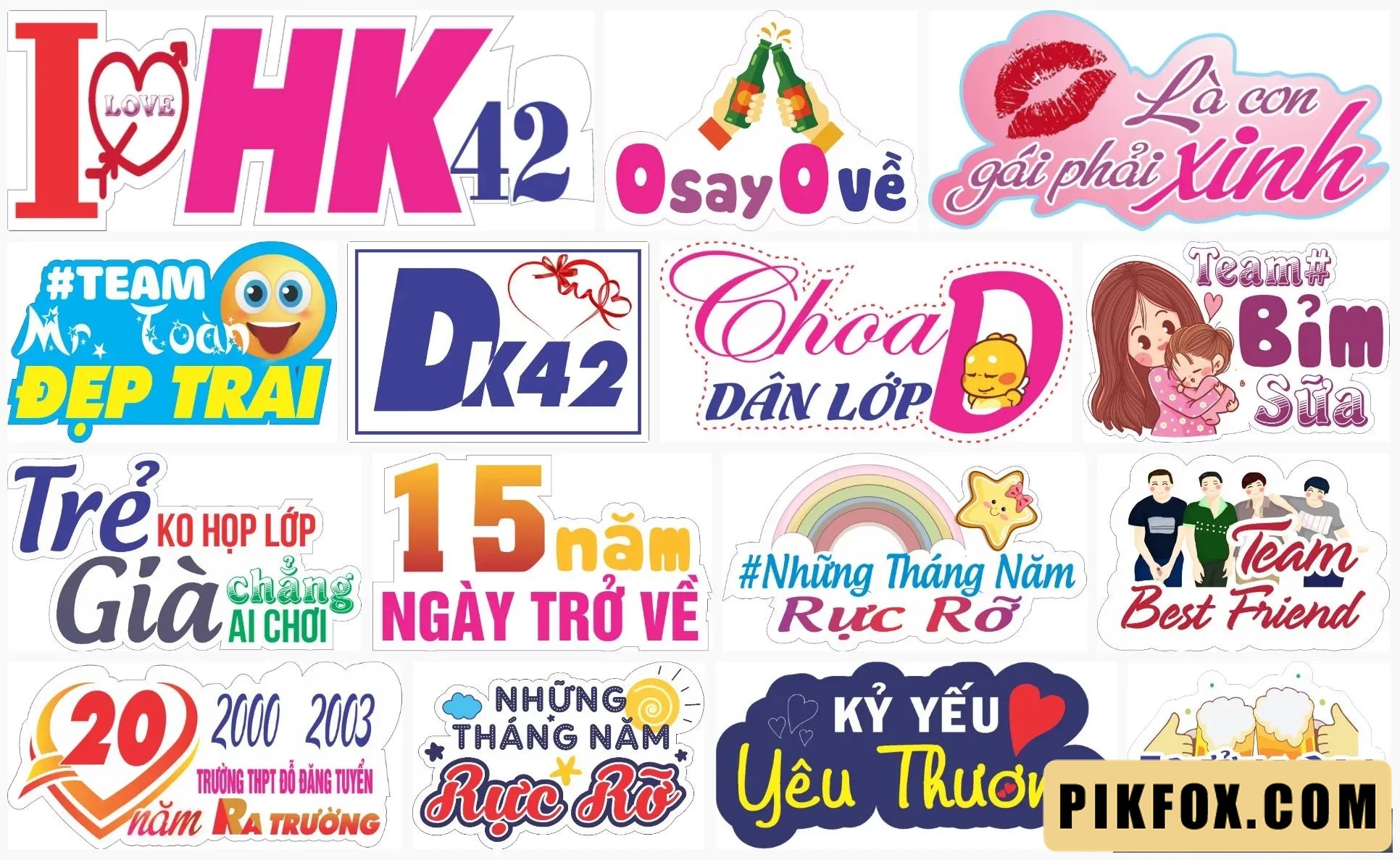 15+ Hashtag họp lớp hài hước