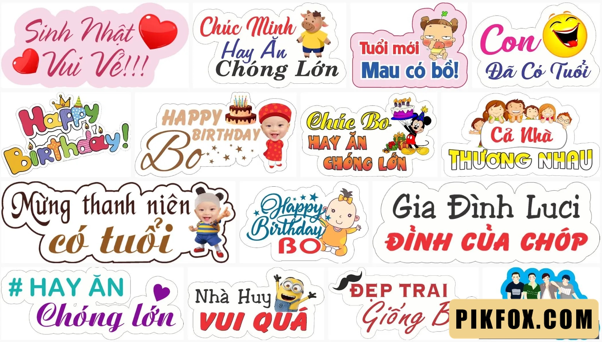 15+ Hashtag sinh nhật hay