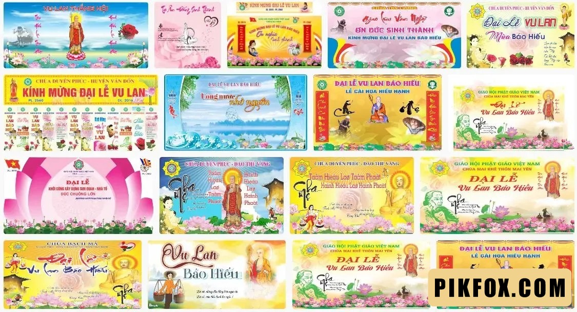 17+ Backdrop lễ vu lan