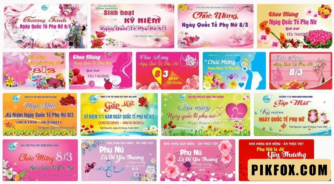 17+ Backdrop phông nền ngày quốc tế phụ nữ 8-3