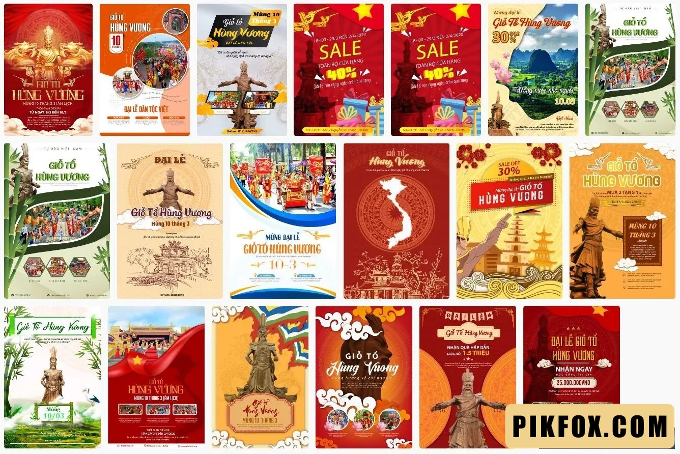 19+ Giỗ Tổ Hùng Vương Vector