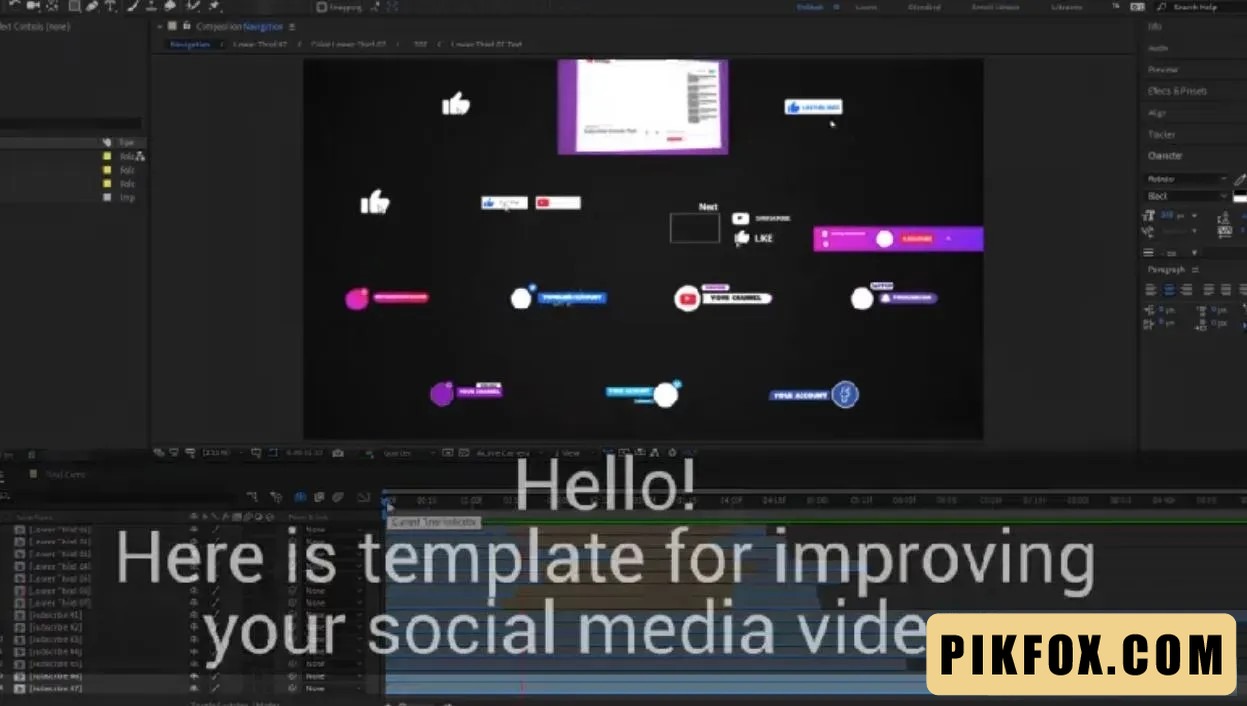 19+ Social Media Template