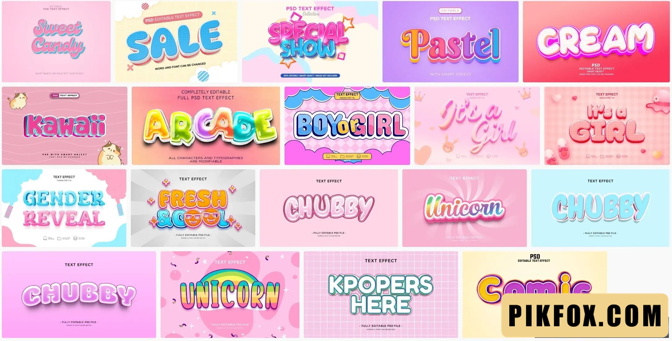 19+ Text Effect Cute