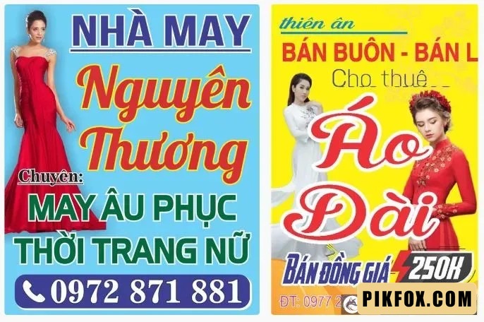 2+ Biển vẫy shop thời trang
