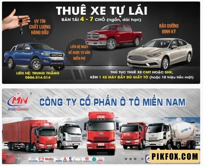 2+ Mẫu biển quảng cáo gara ô tô