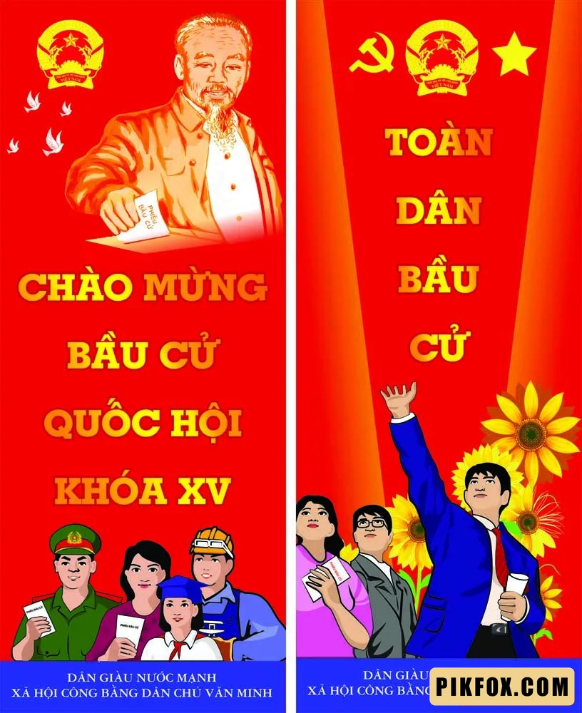 2+ Mẫu pano bầu cử đại biểu quốc hội