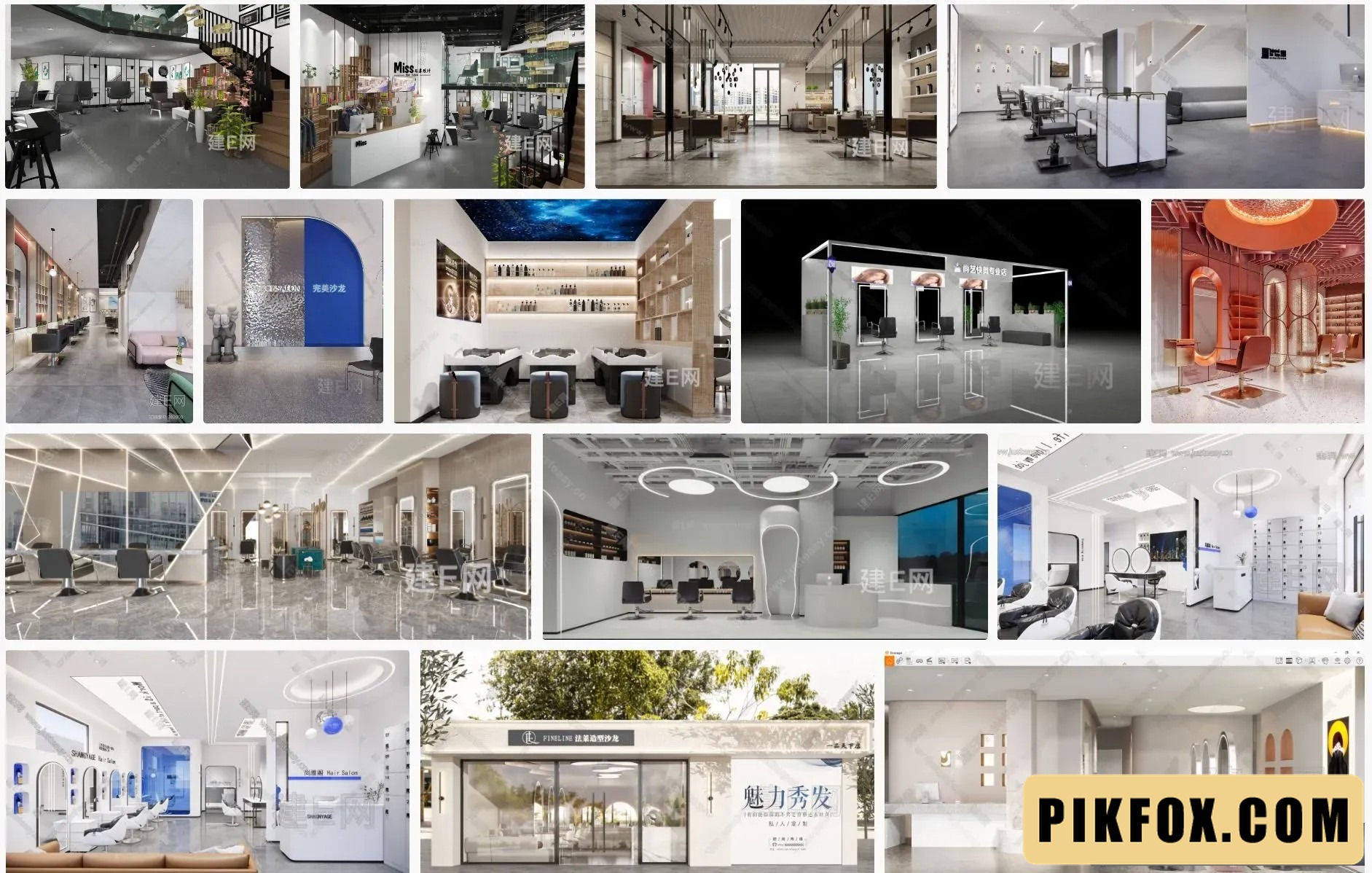 20+ Beauty salon sketchup