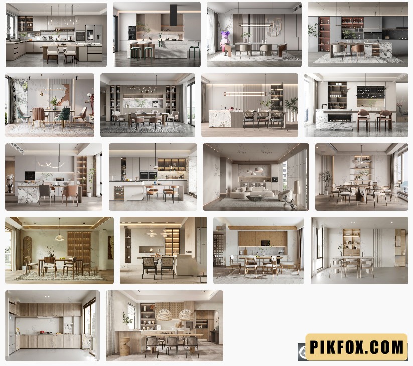 20+ Bếp SketchUp