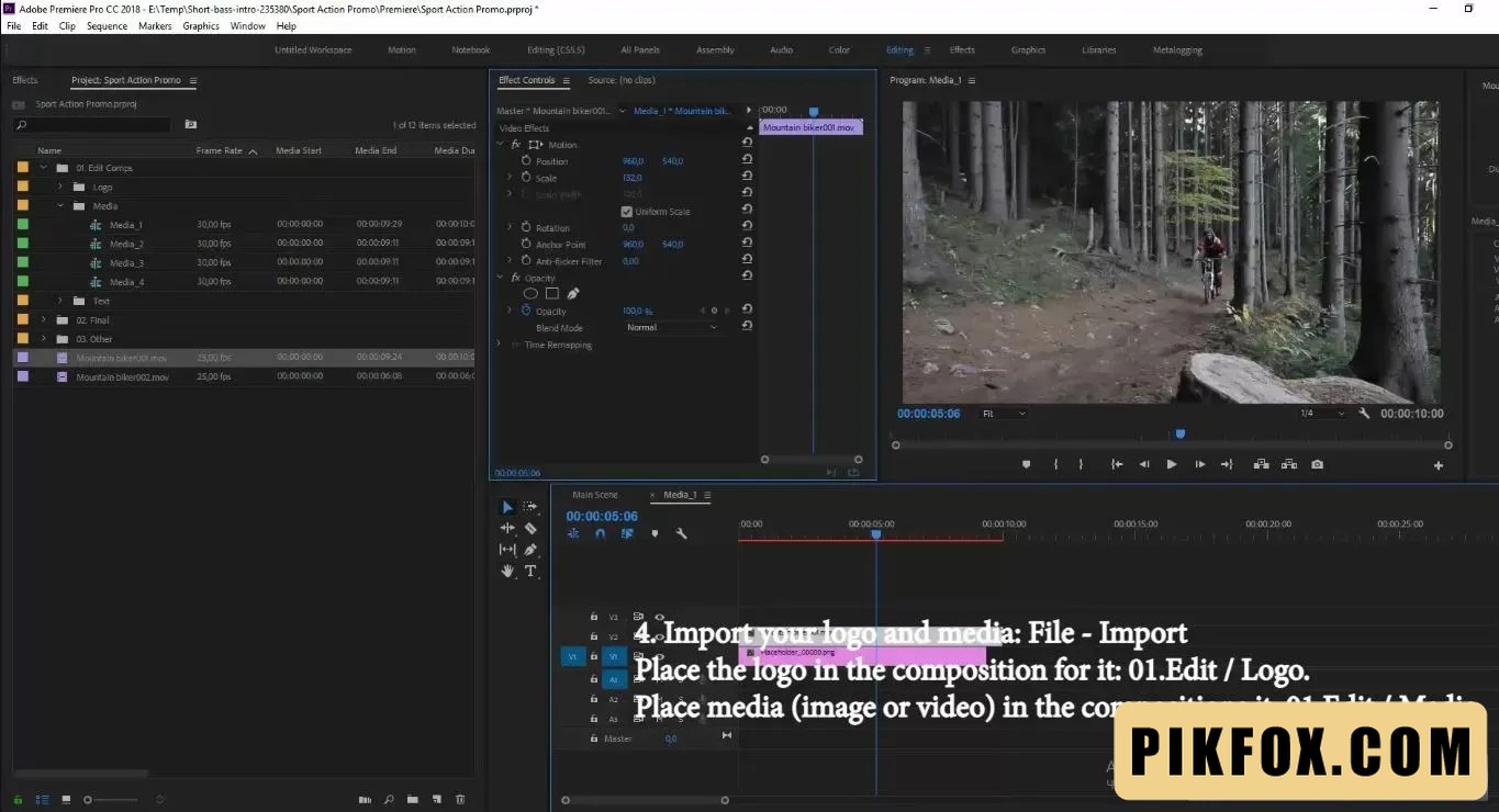 20+ Fitness Template Premiere Pro