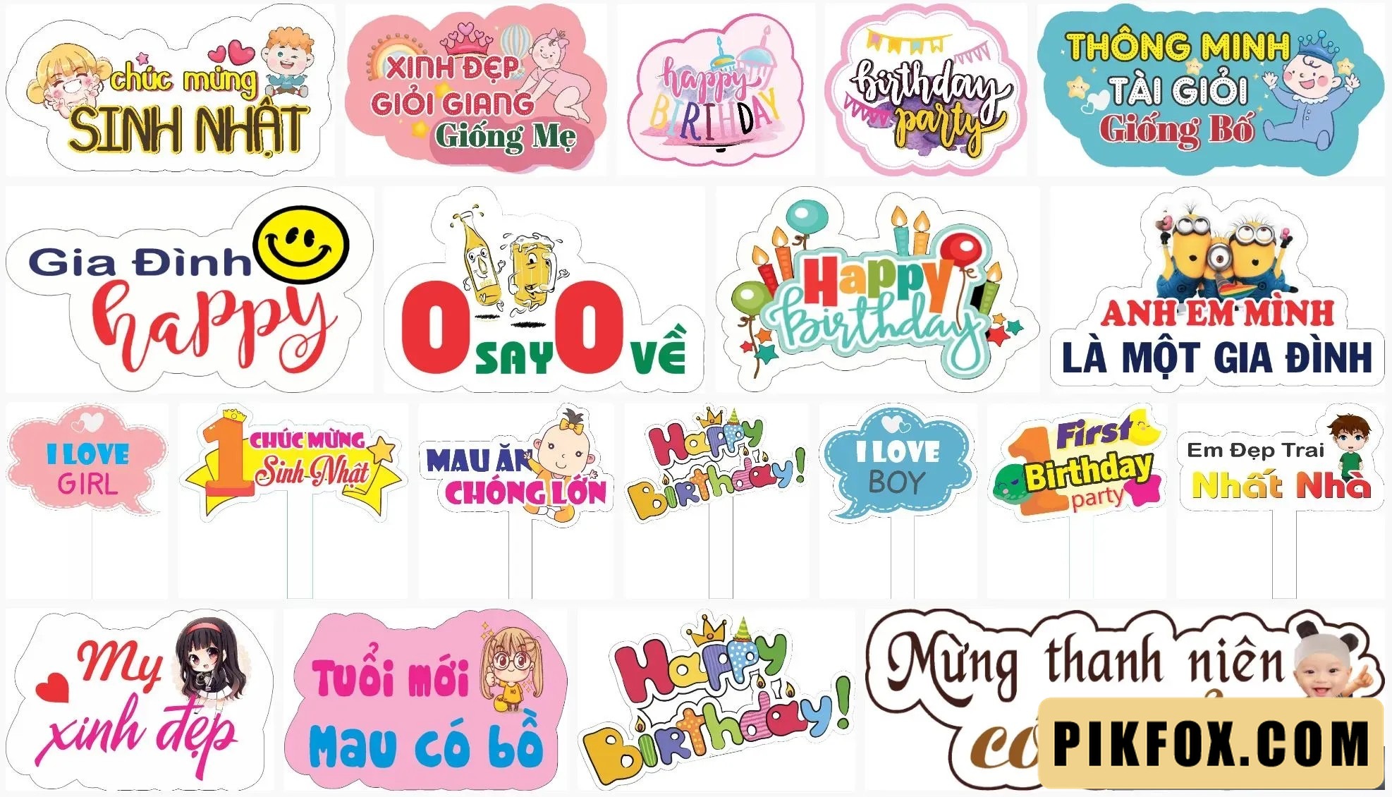 20+ Hashtag chúc mừng sinh nhật