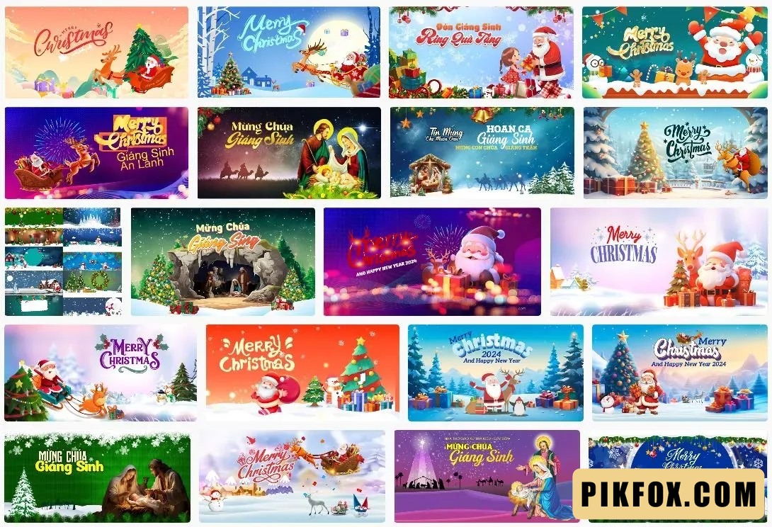 20+ Phông nền lễ Giáng Sinh