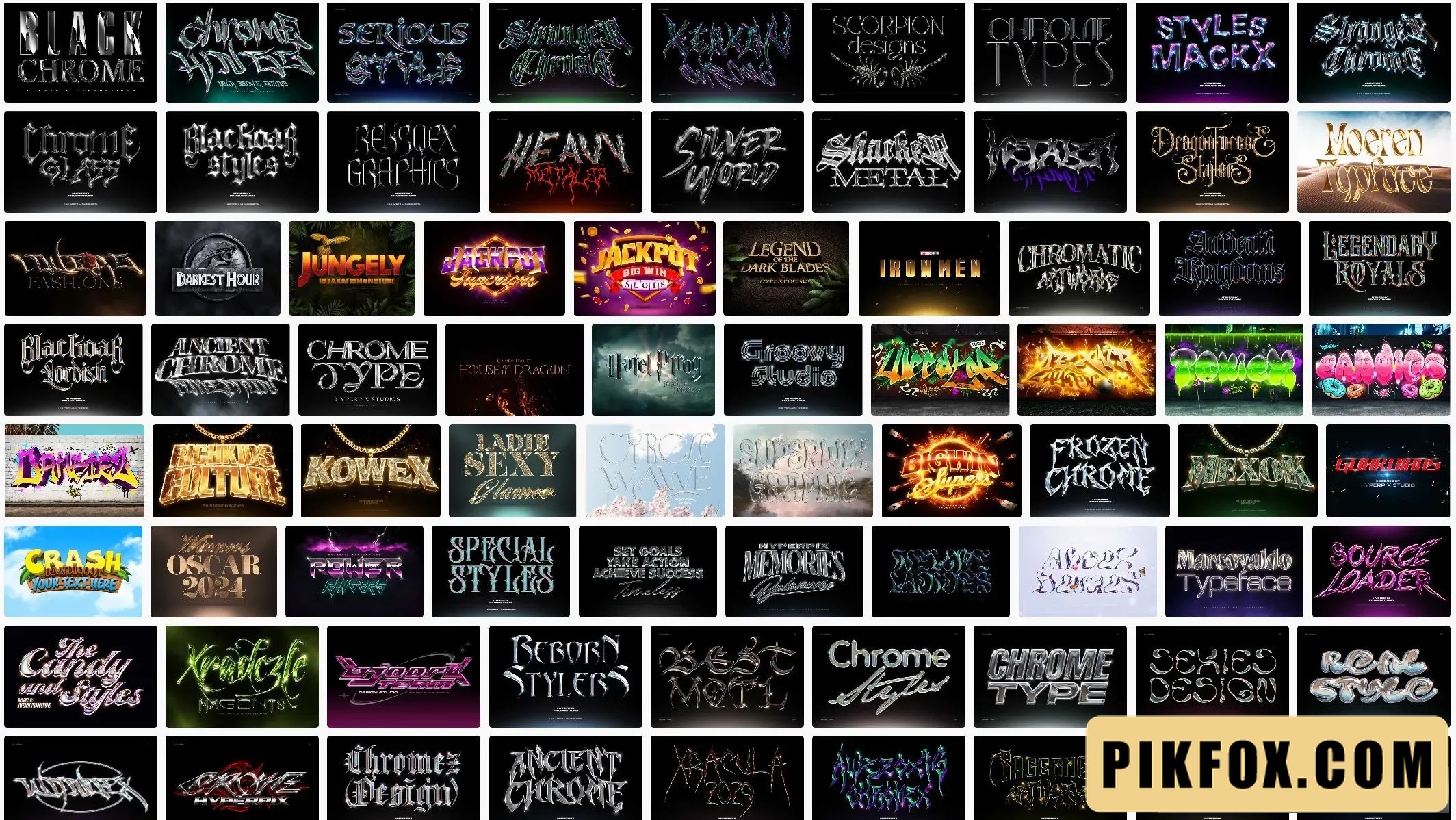 200+ Logo Text Effect