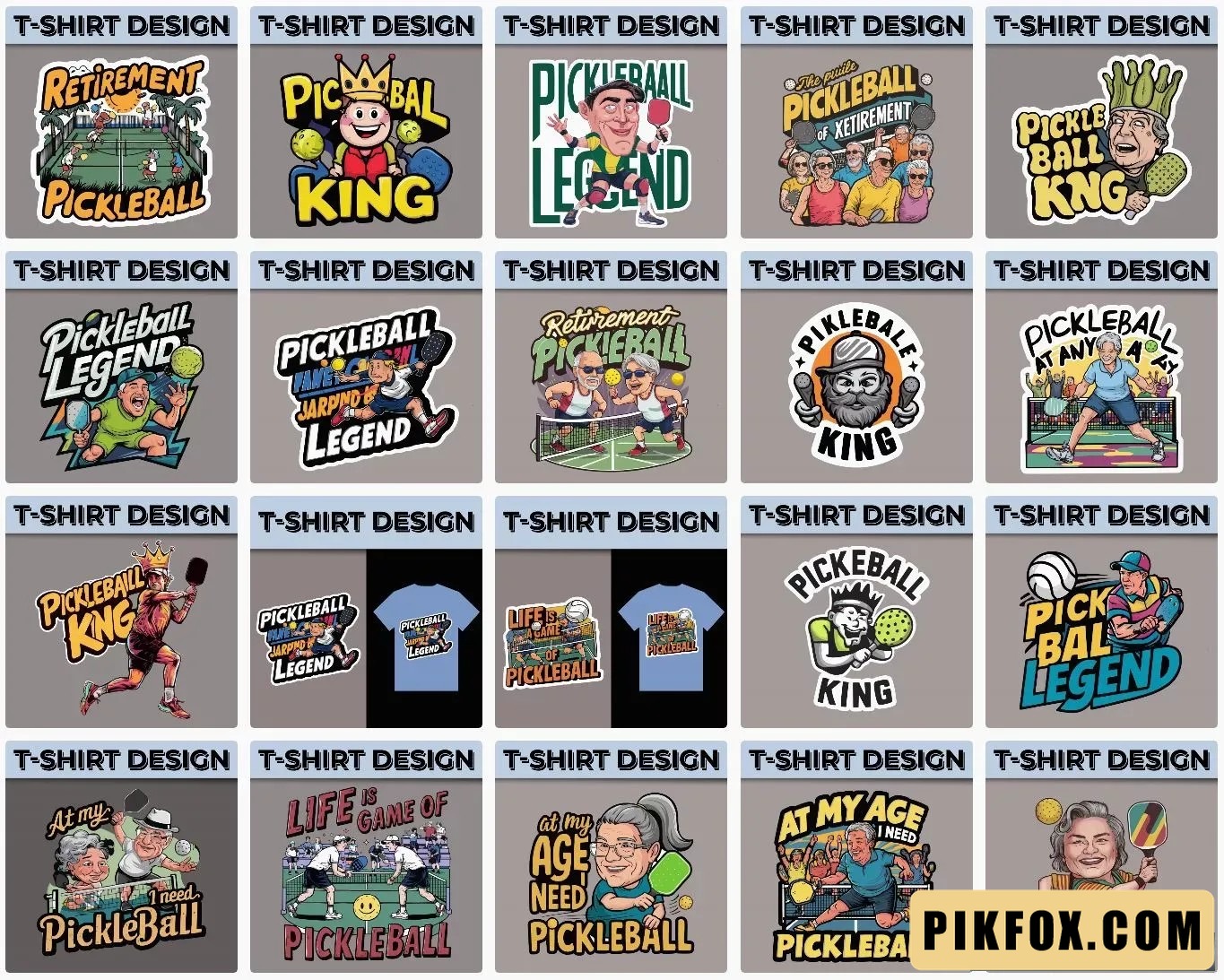 21+ Pickle Ball Design