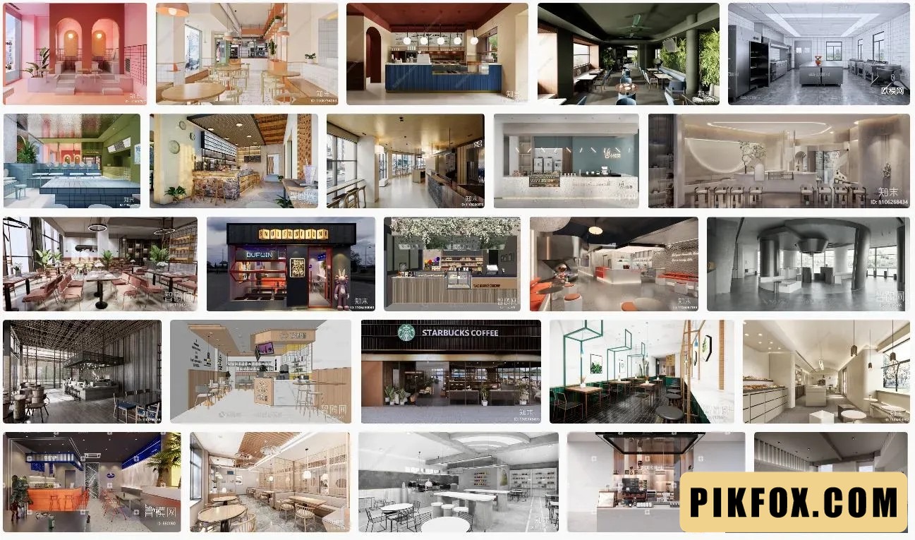 25+ File sketchup quán cafe