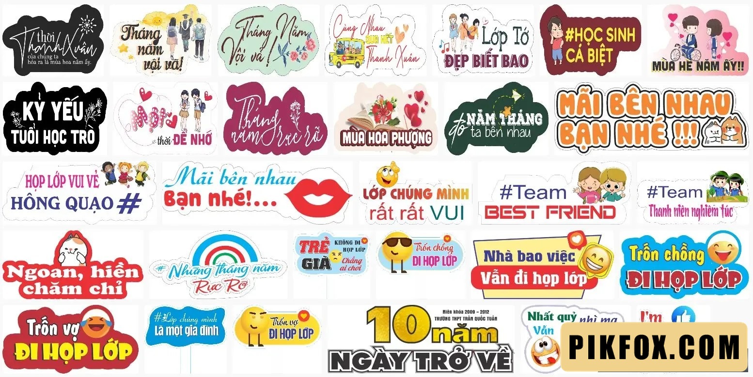 25+ Hashtag cầm tay lớp học