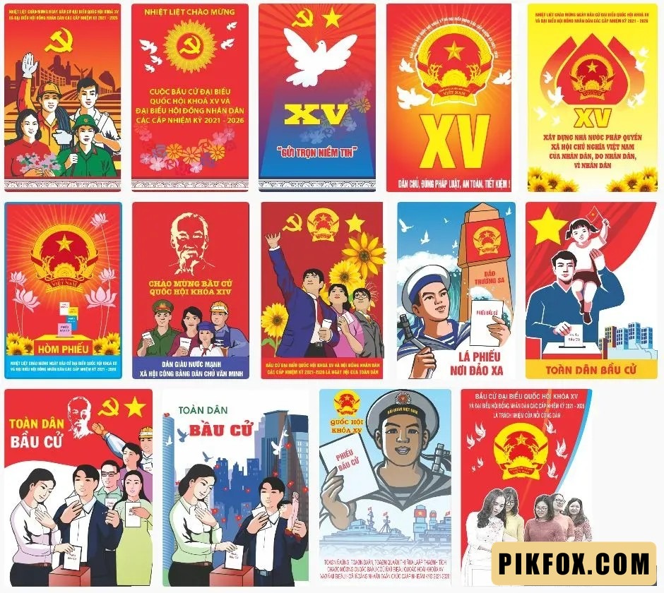 25+ Pano toàn dân bầu cử