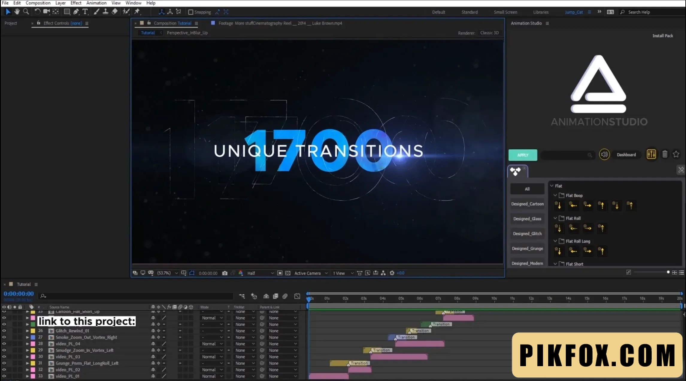 2500+ All in one Transitions Effects - After Effects