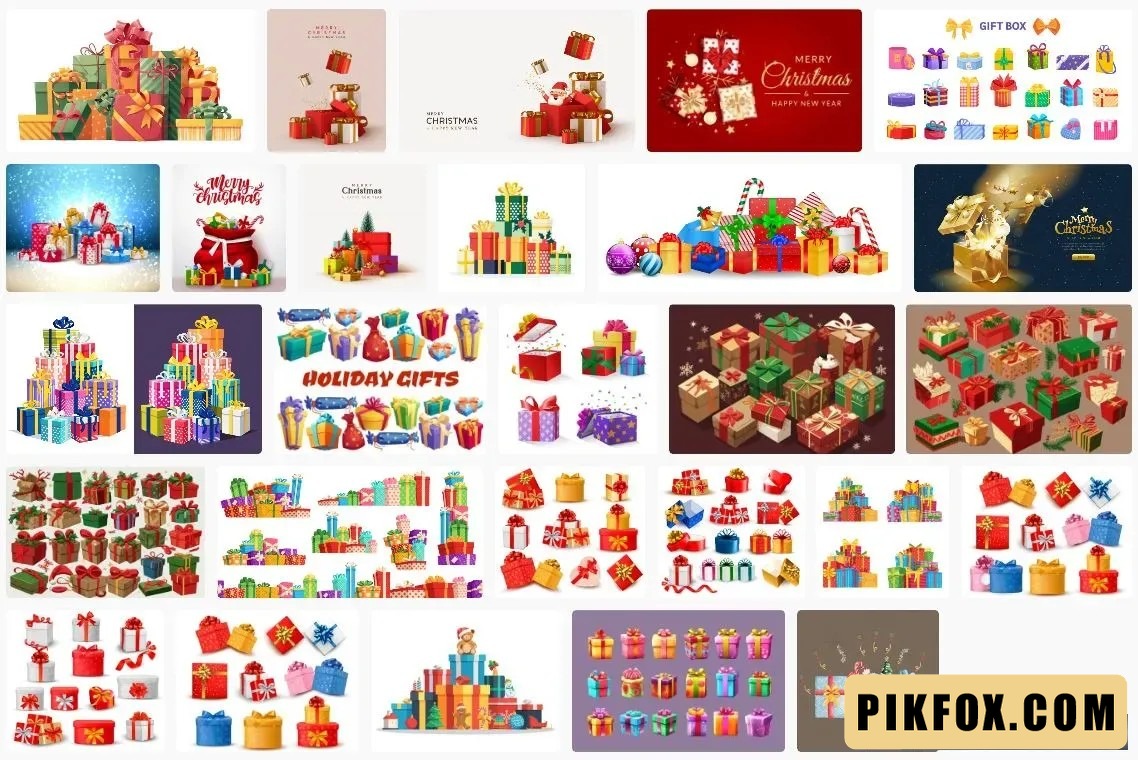 28+ Hộp quà Noel