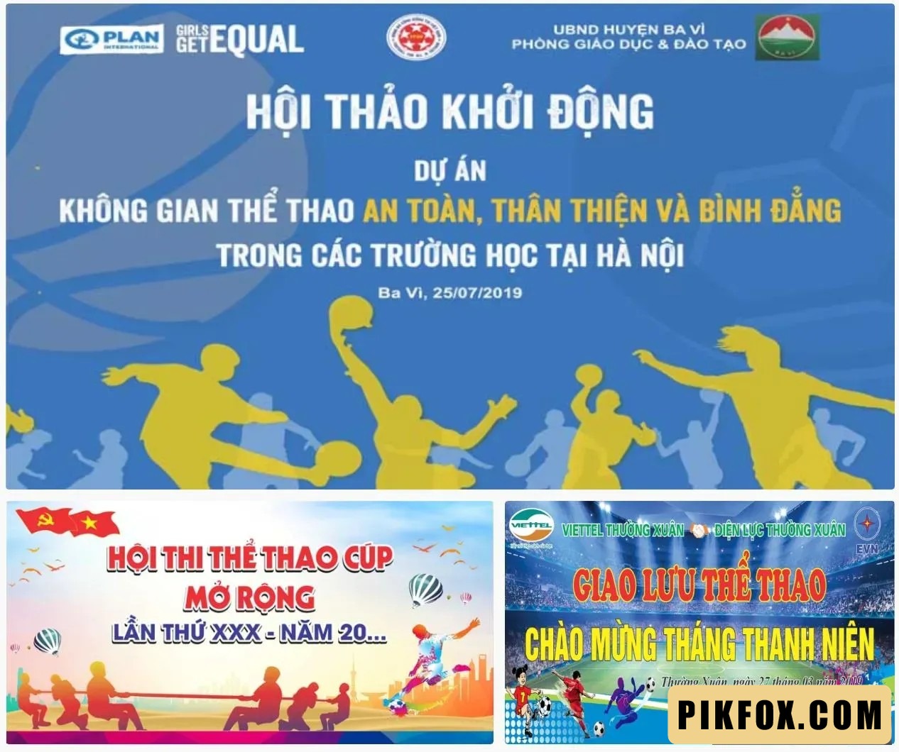 3+ Backdrop đại hội thể thao