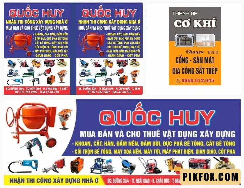3+ Bảng hiệu cơ khí đẹp