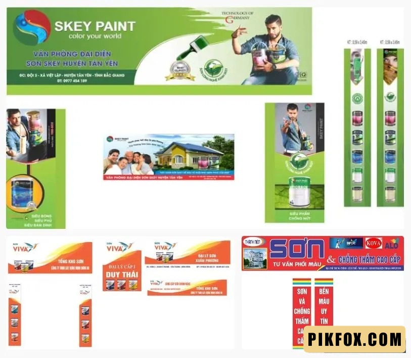 3+ Biển bảng đại lý sơn
