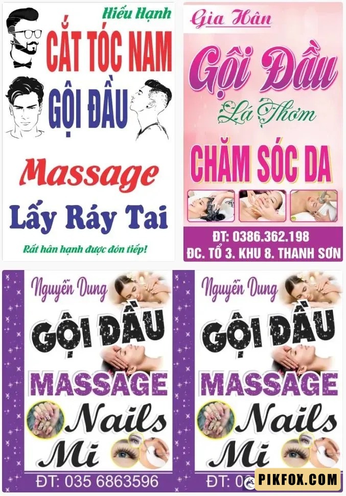 3+ Biển vẫy gội đầu