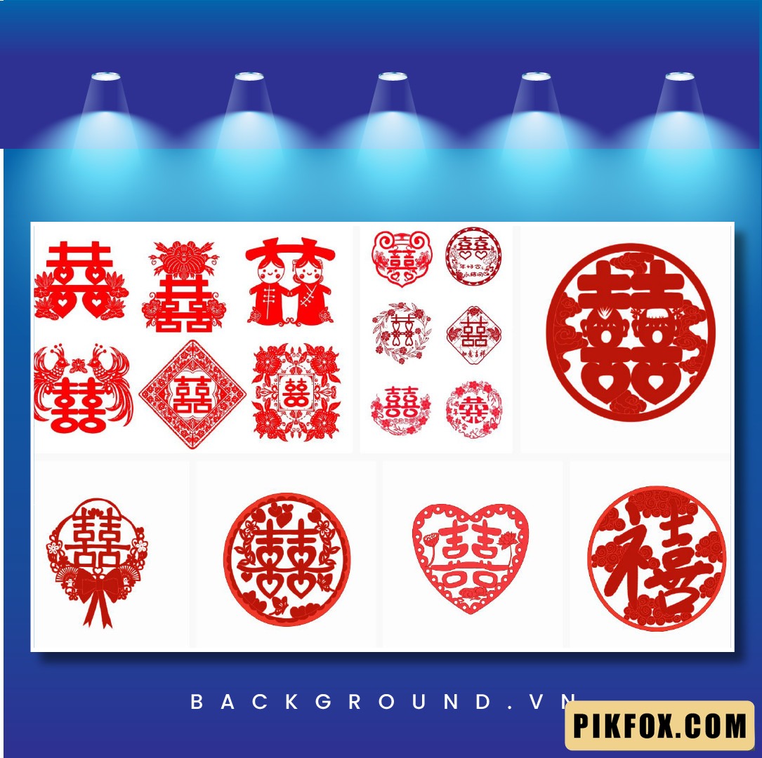 3+ Chữ song hỷ