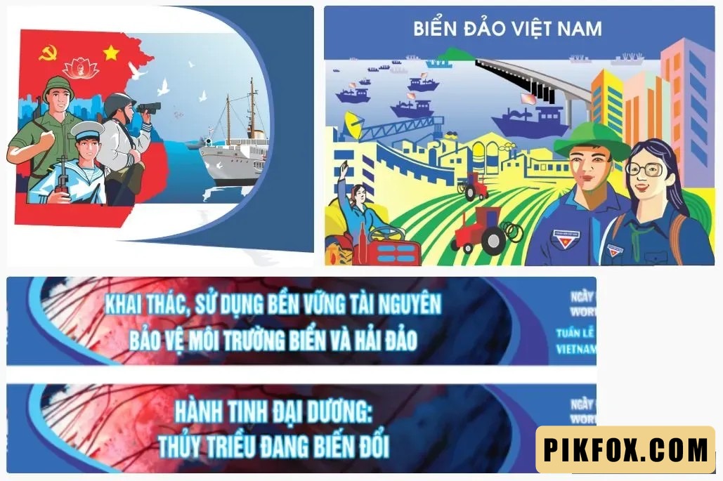 3+ Tranh bảo vệ biển đảo