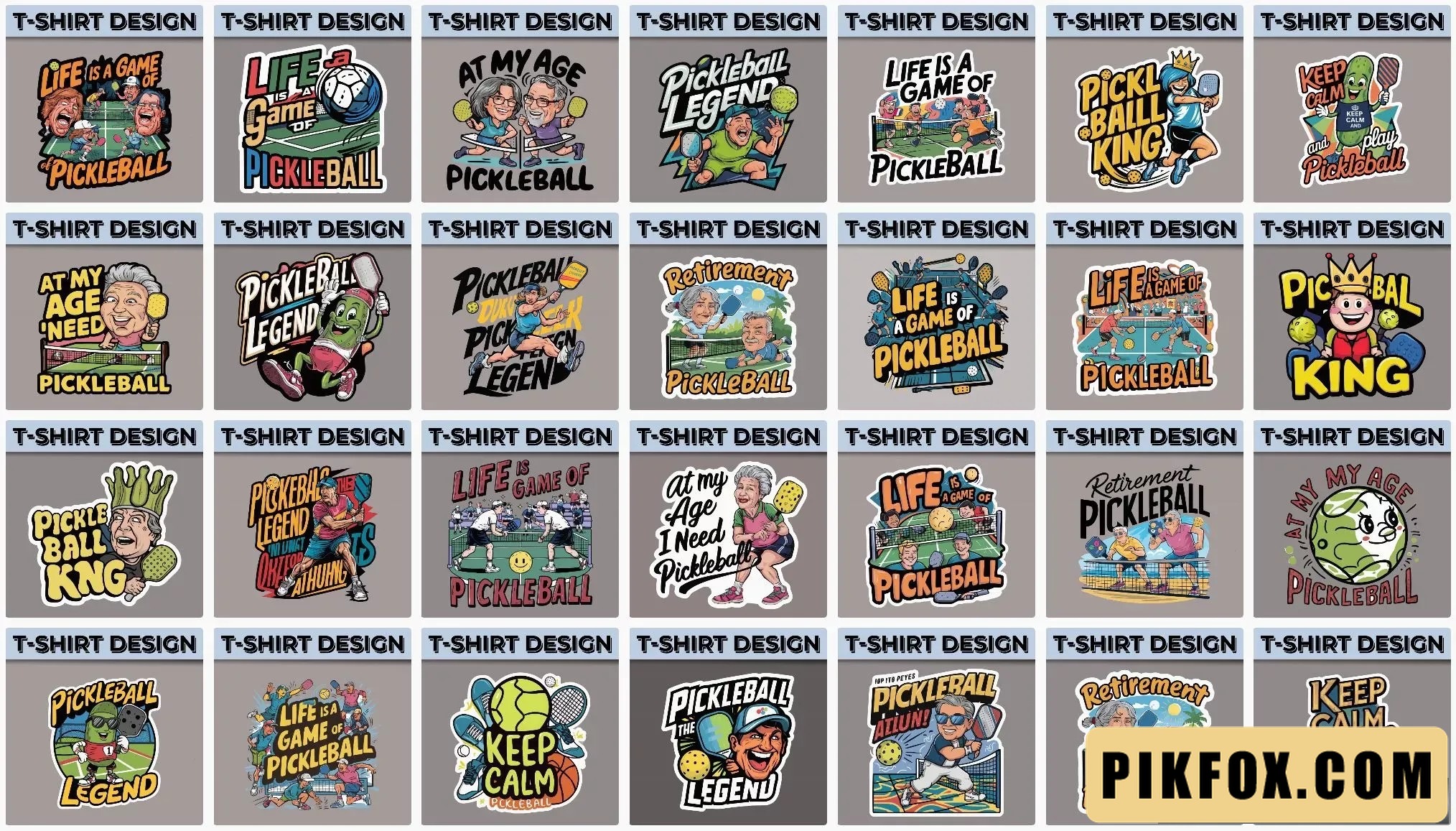 30+ Pickle Ball - Tshirt