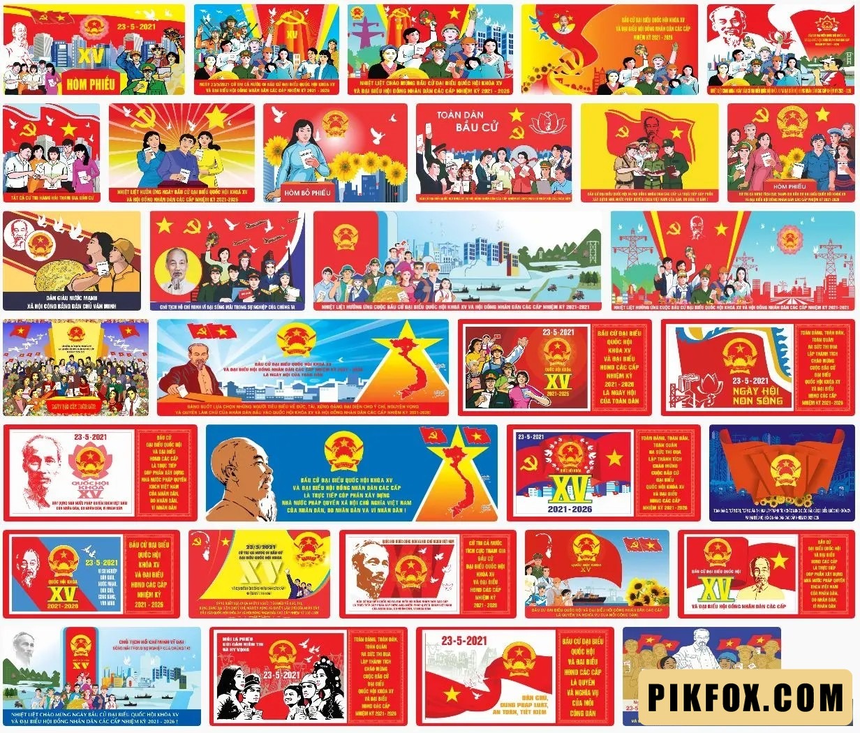 30+ Tranh cổ động bầu cử