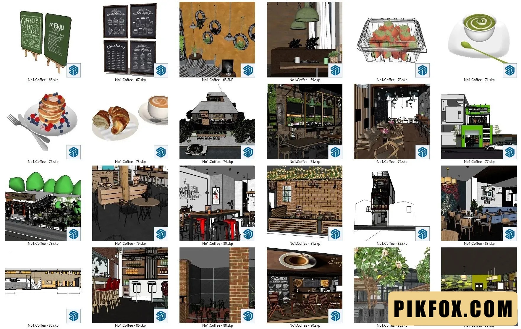 32+ Coffee sketchup