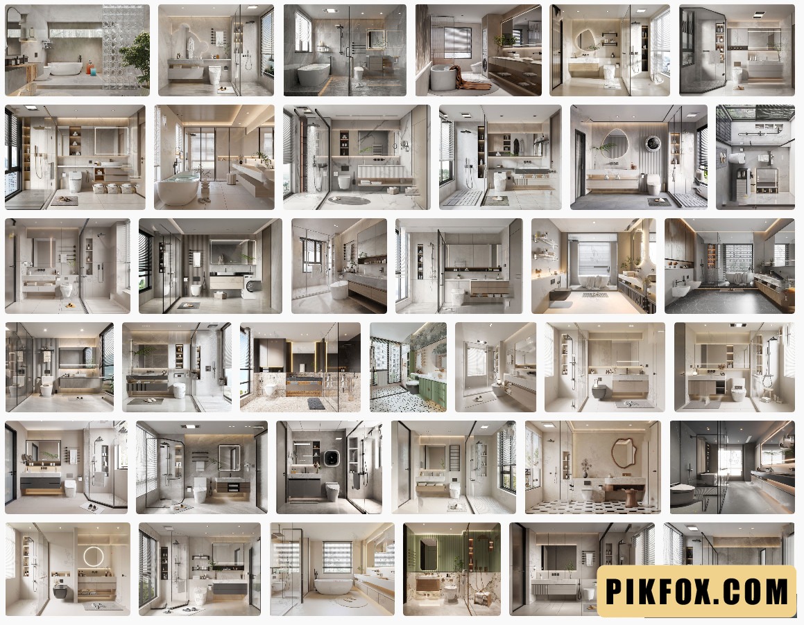 37+ Phòng tắm & WC - SketchUp