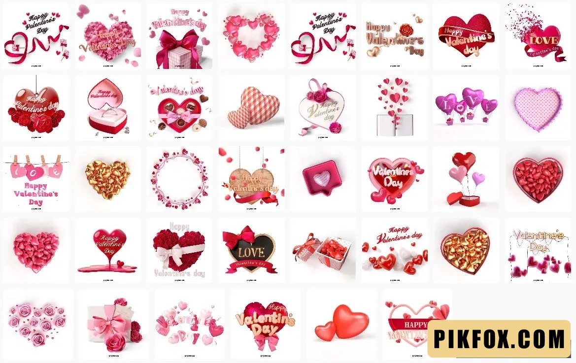 38+ 3D Valentine's Day