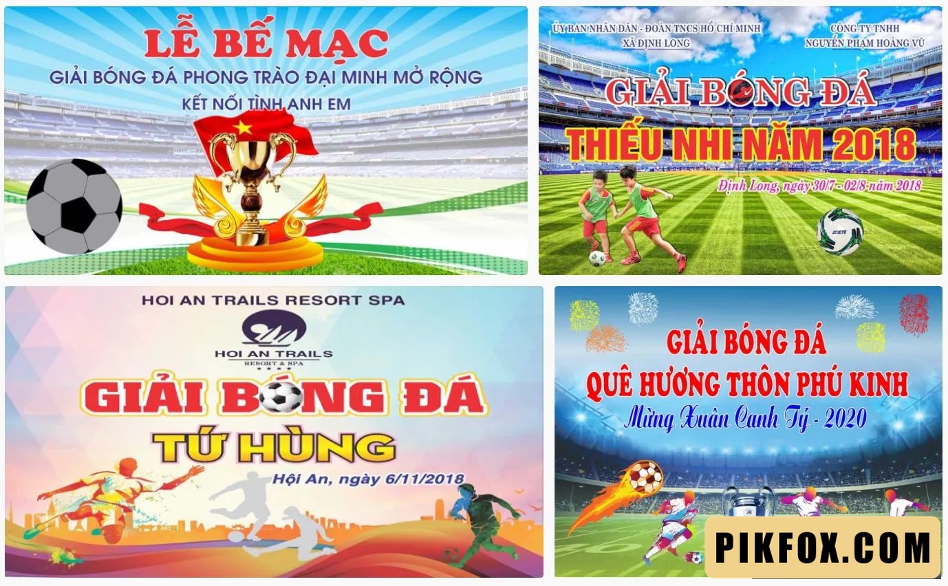 4+ Phông nền giải bóng đá