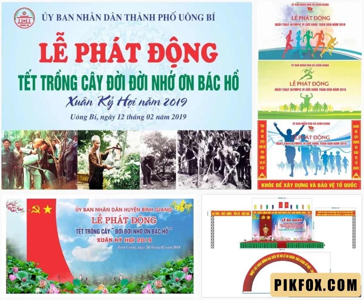4+ Backdrop sân khấu lễ ra quân