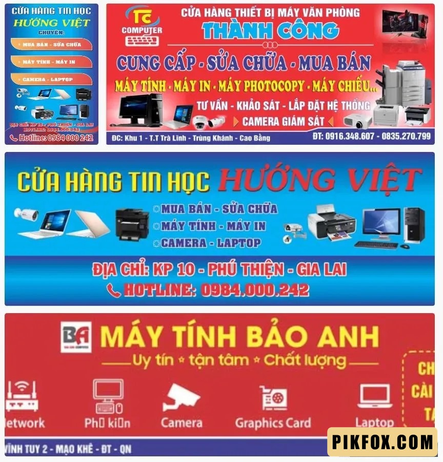 4+ Bảng hiệu máy tính