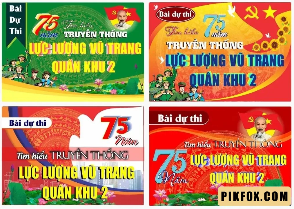 4+ Bìa bài dự thi Tìm hiểu truyền thống lực lượng vũ trang