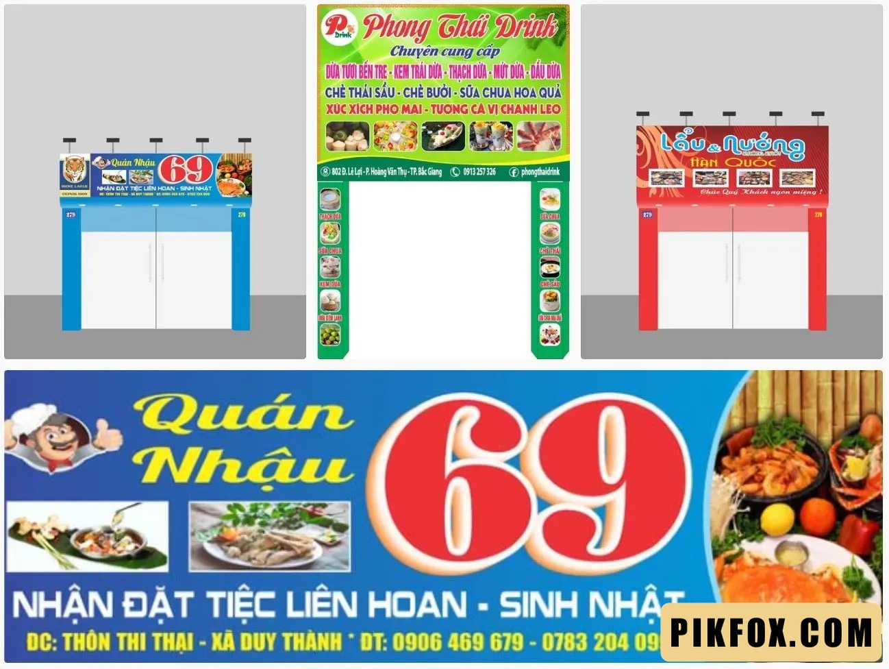 4+ Mẫu biển quảng cáo nhà hàng ăn uống