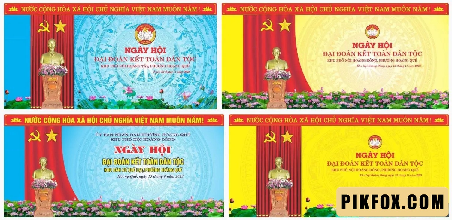 4+ Phông nền đại đoàn kết dân tộc